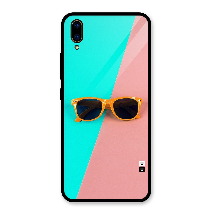 Minimal Glasses Glass Back Case for Vivo V11 Pro