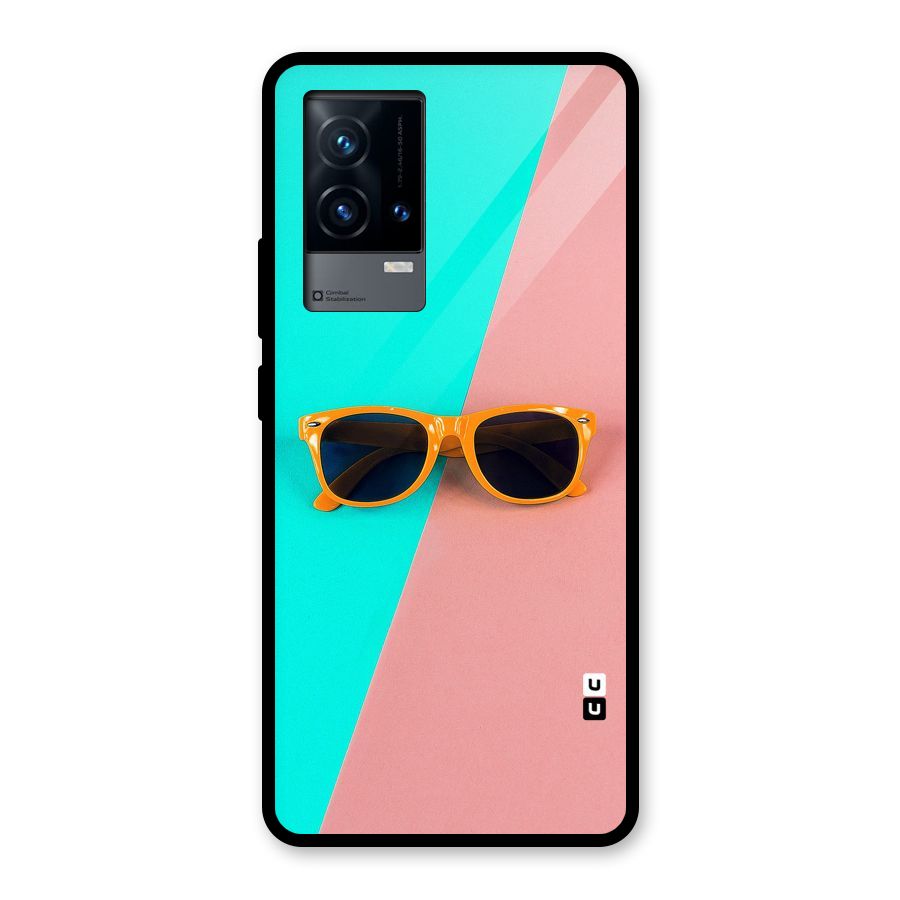 Minimal Glasses Glass Back Case for iQOO 9 5G