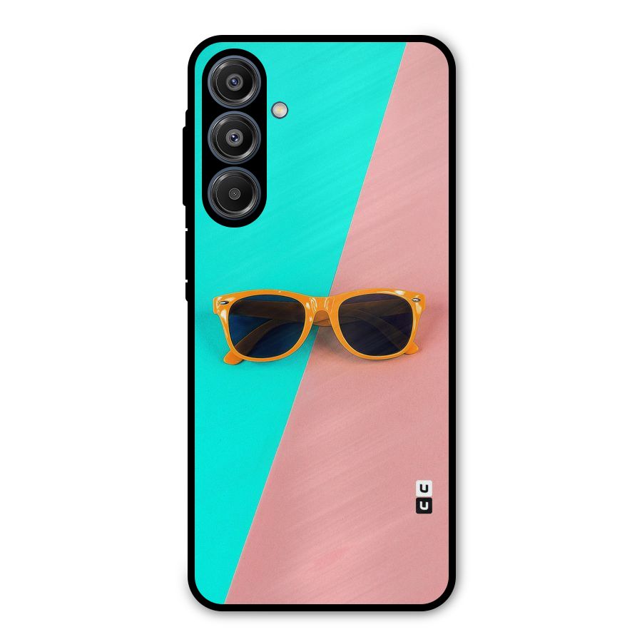 Minimal Glasses Metal Back Case for Galaxy A16 5G