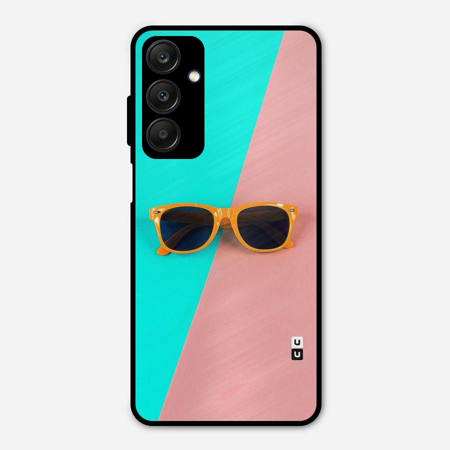 Minimal Glasses Metal Back Case for Galaxy A25 5G