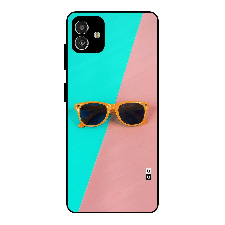 Minimal Glasses Metal Back Case for Galaxy M13 5G