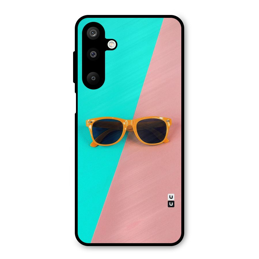 Minimal Glasses Metal Back Case for Galaxy M16