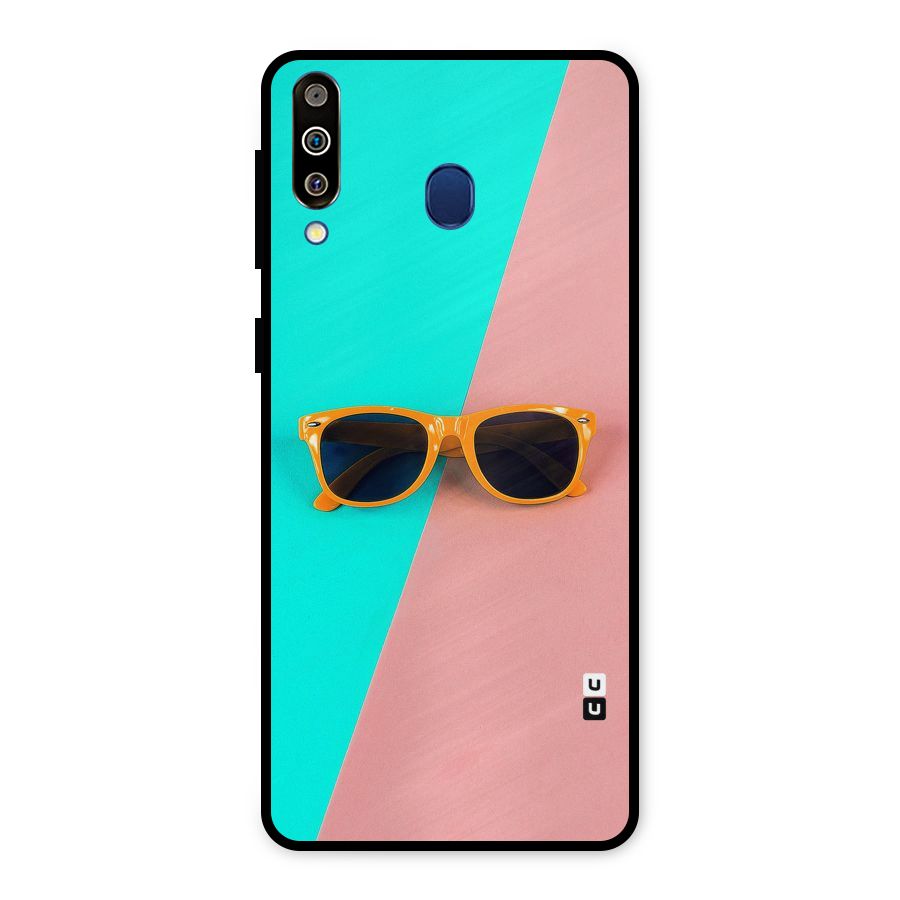 Minimal Glasses Metal Back Case for Galaxy M30