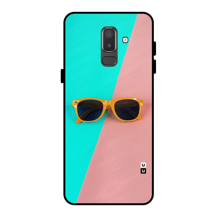 Minimal Glasses Metal Back Case for Galaxy On8 (2018)