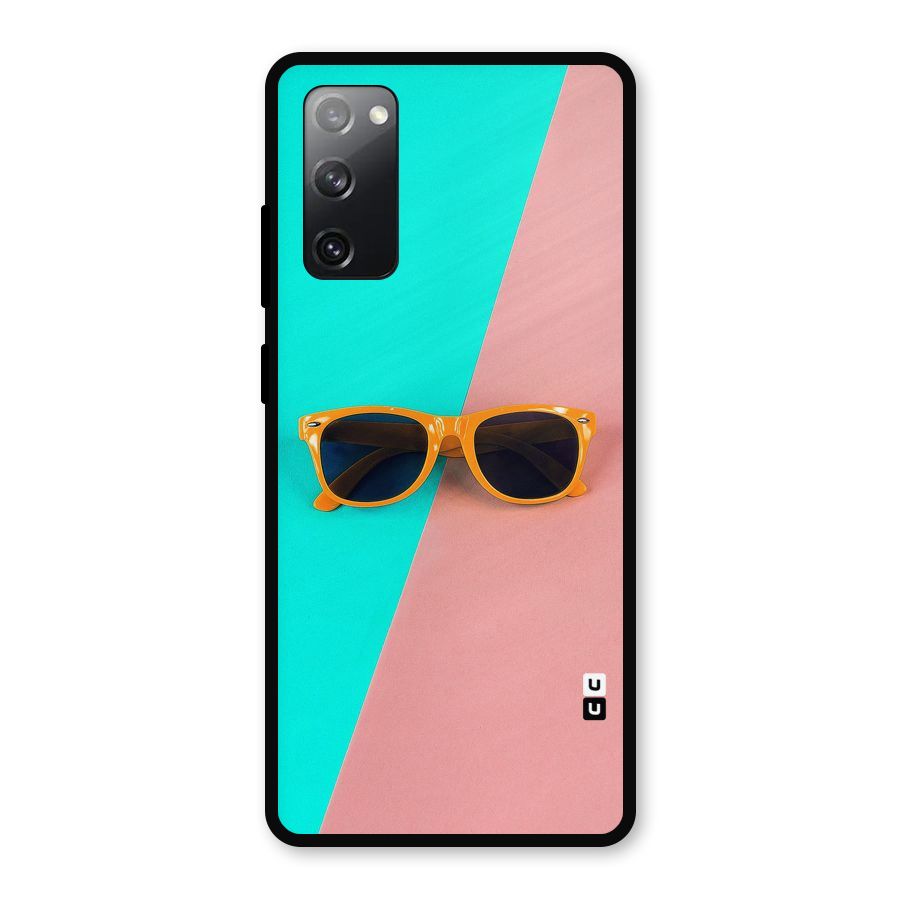Minimal Glasses Metal Back Case for Galaxy S20 FE