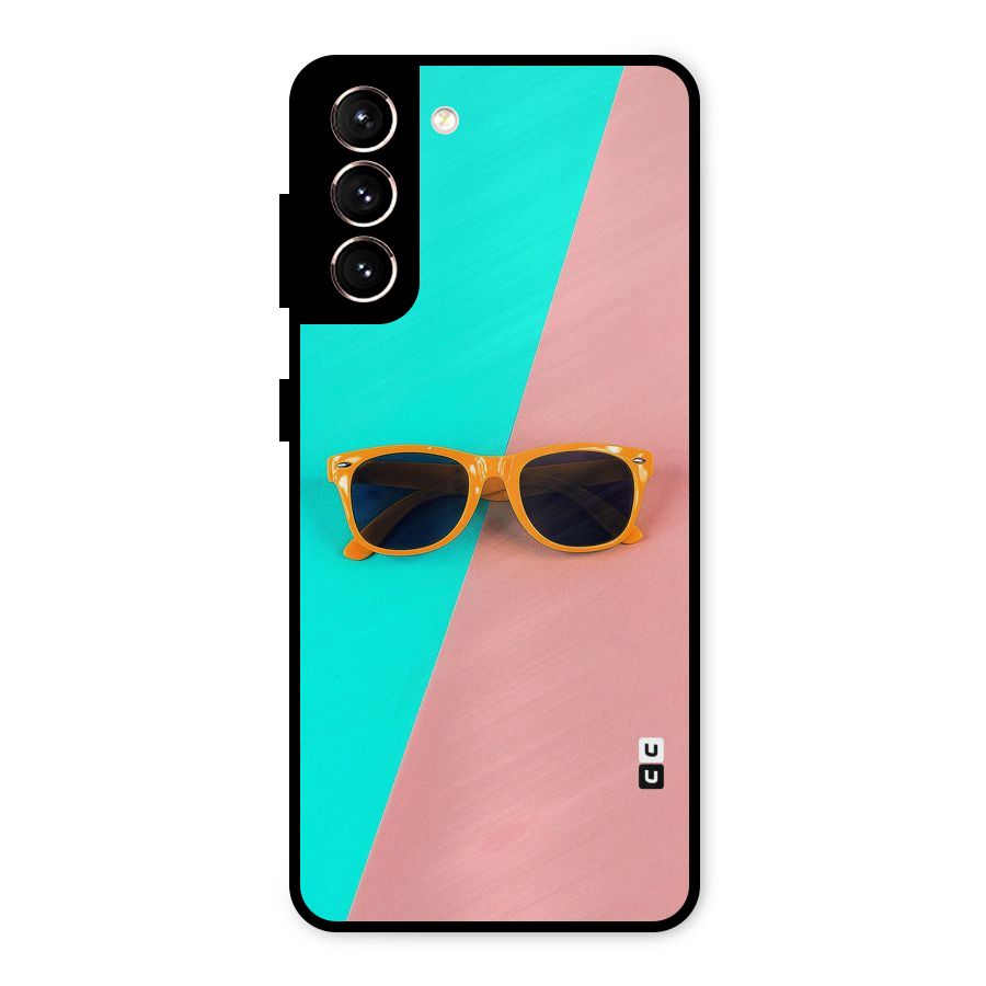 Minimal Glasses Metal Back Case for Galaxy S21 5G