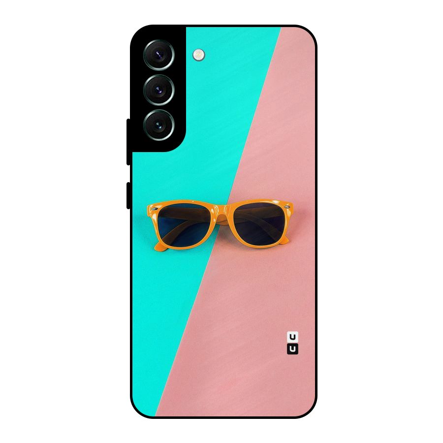 Minimal Glasses Metal Back Case for Galaxy S22 Plus 5G