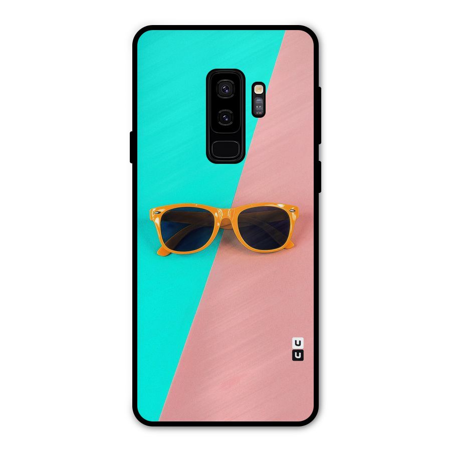 Minimal Glasses Metal Back Case for Galaxy S9 Plus
