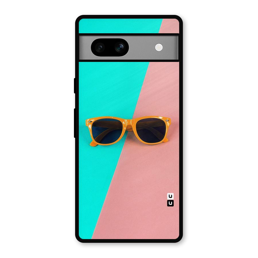 Minimal Glasses Metal Back Case for Google Pixel 7a