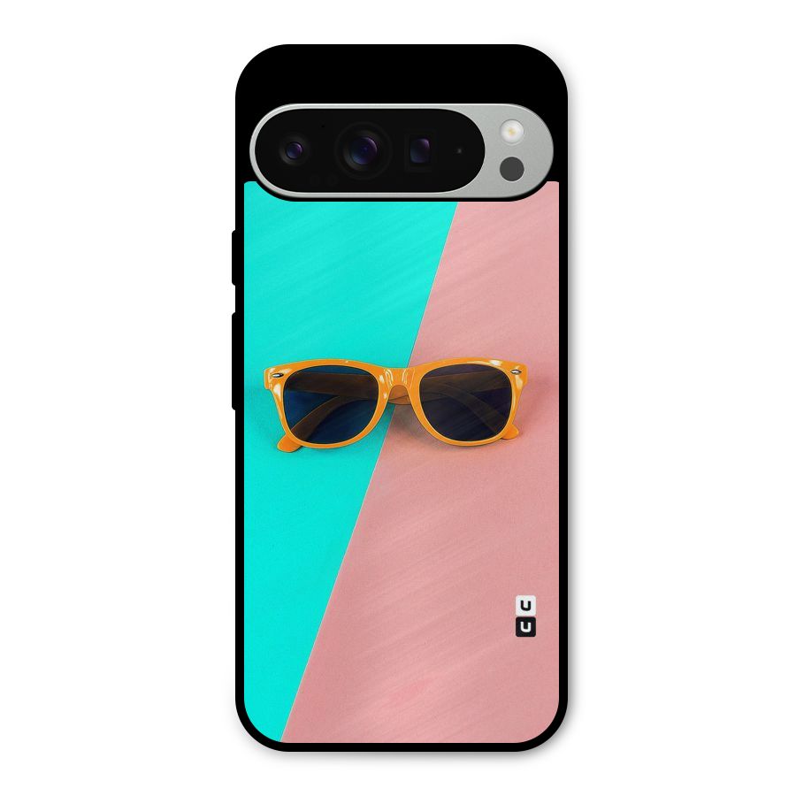 Minimal Glasses Metal Back Case for Google Pixel 9 Pro XL