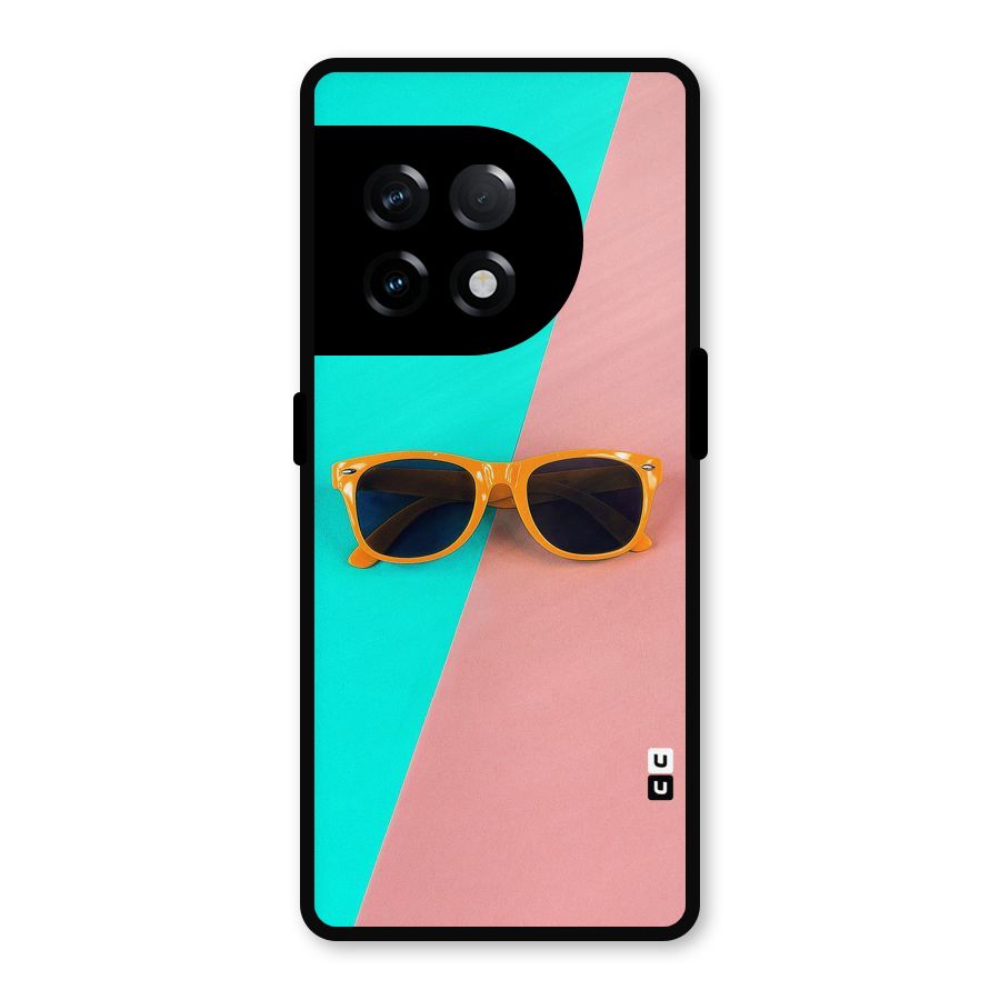 Minimal Glasses Metal Back Case for OnePlus 11R