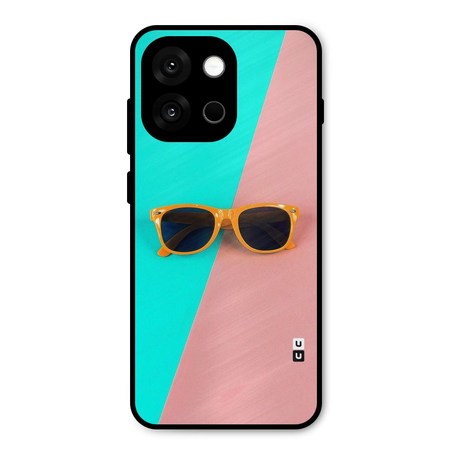 Minimal Glasses Metal Back Case for OnePlus 13s