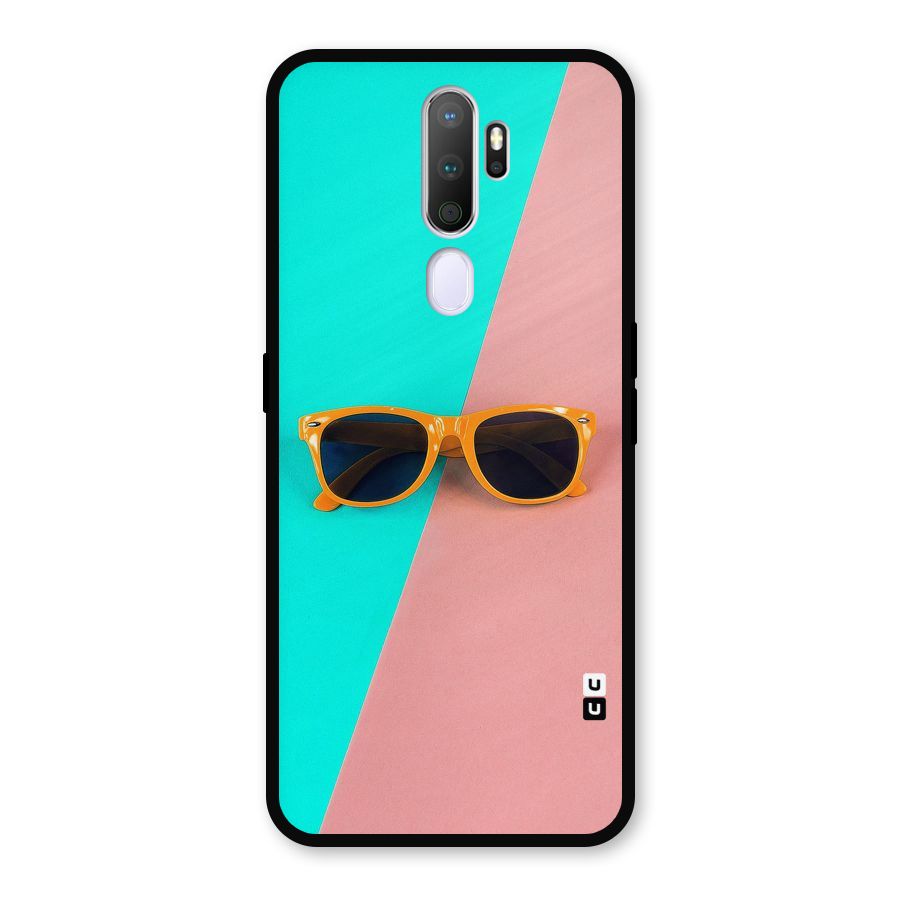 Minimal Glasses Metal Back Case for Oppo A9 (2020)