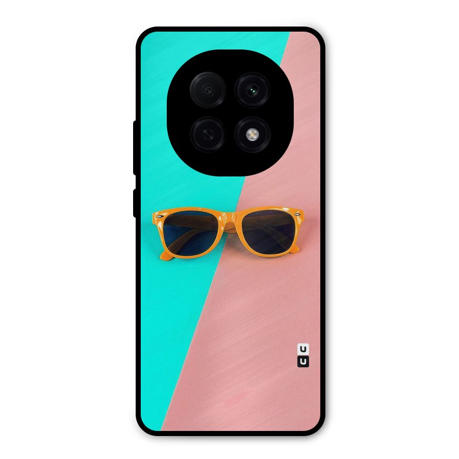 Minimal Glasses Metal Back Case for Oppo F29 Pro
