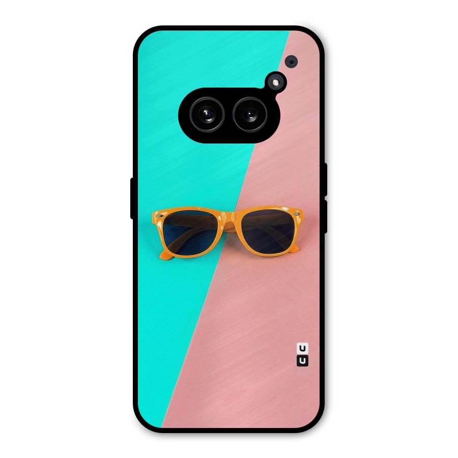 Minimal Glasses Metal Back Case for Nothing Phone 2a