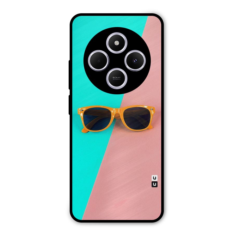 Minimal Glasses Metal Back Case for Poco C75 5G