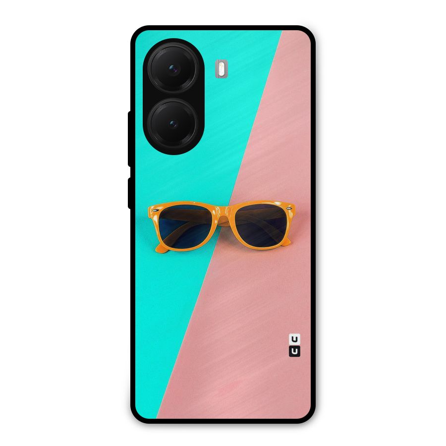 Minimal Glasses Metal Back Case for Poco X7 Pro
