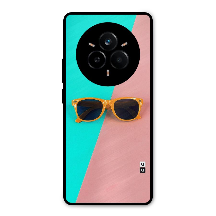 Minimal Glasses Metal Back Case for Realme 14 Pro