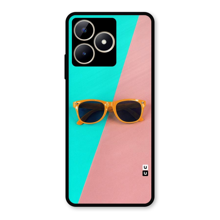Minimal Glasses Metal Back Case for Realme C53