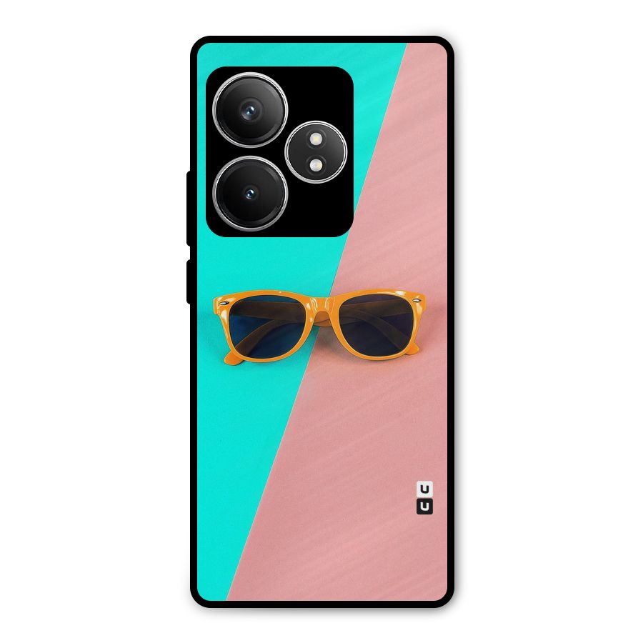 Minimal Glasses Metal Back Case for Realme GT 6T