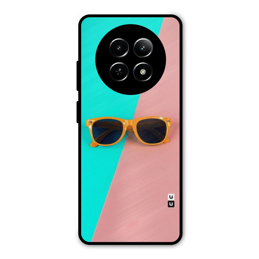 Minimal Glasses Metal Back Case for Realme Narzo N65