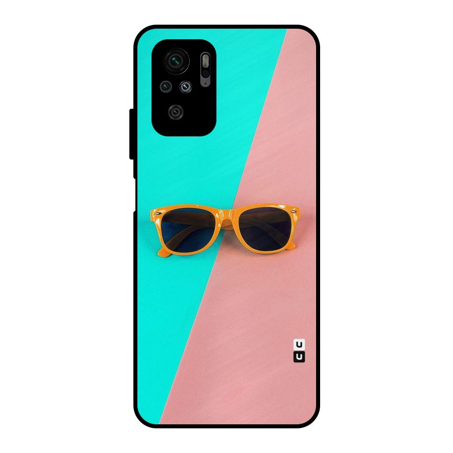 Minimal Glasses Metal Back Case for Redmi Note 11 SE