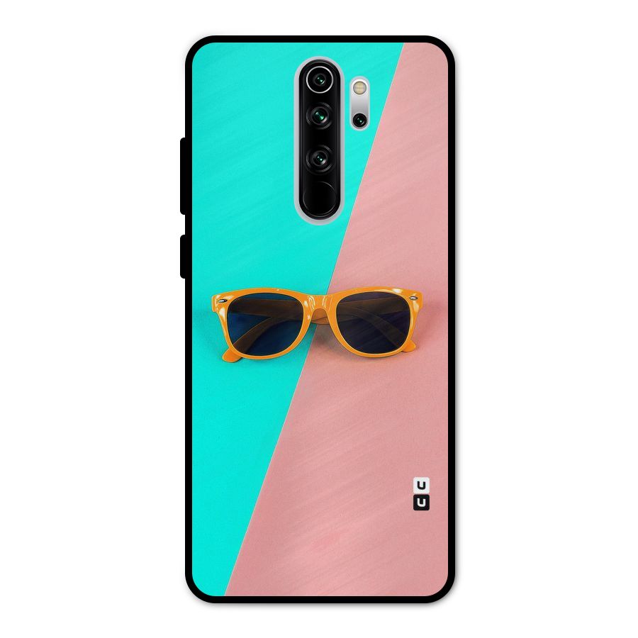 Minimal Glasses Metal Back Case for Redmi Note 8 Pro