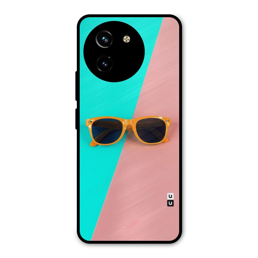 Minimal Glasses Metal Back Case for Vivo T3x