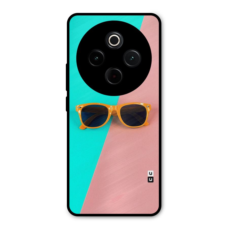 Minimal Glasses Metal Back Case for Vivo T4