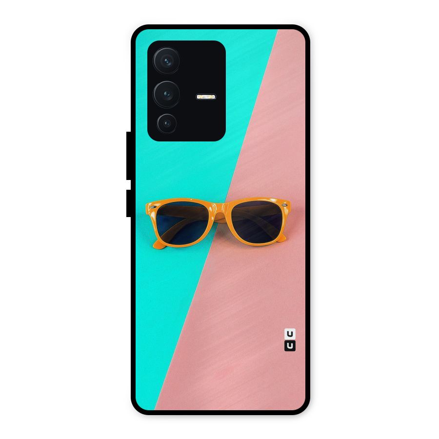 Minimal Glasses Metal Back Case for Vivo V23 5G