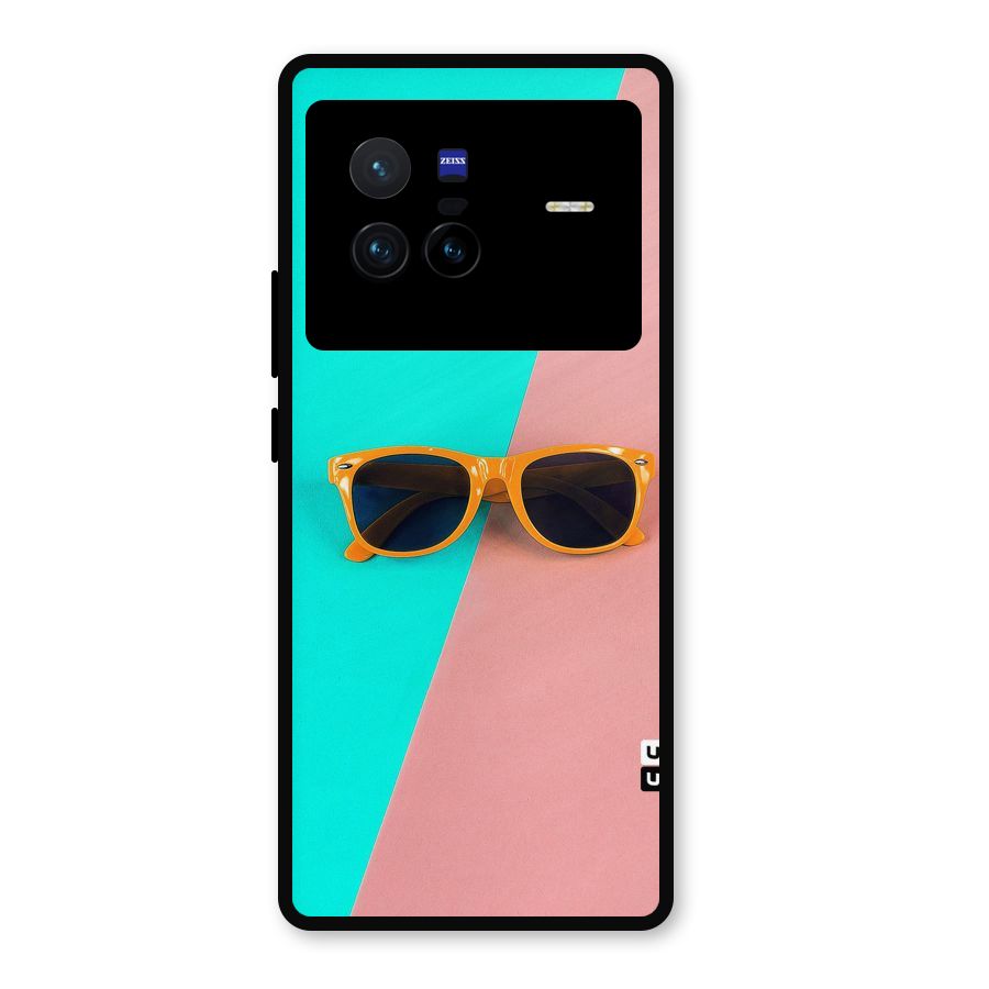 Minimal Glasses Metal Back Case for Vivo X80