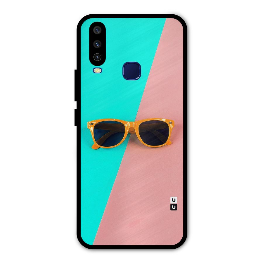 Minimal Glasses Metal Back Case for Vivo Y15