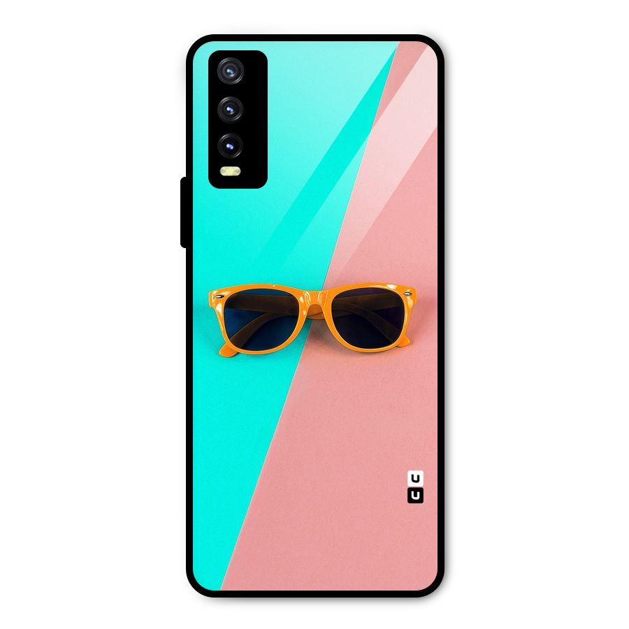 Minimal Glasses Metal Back Case for Vivo Y20