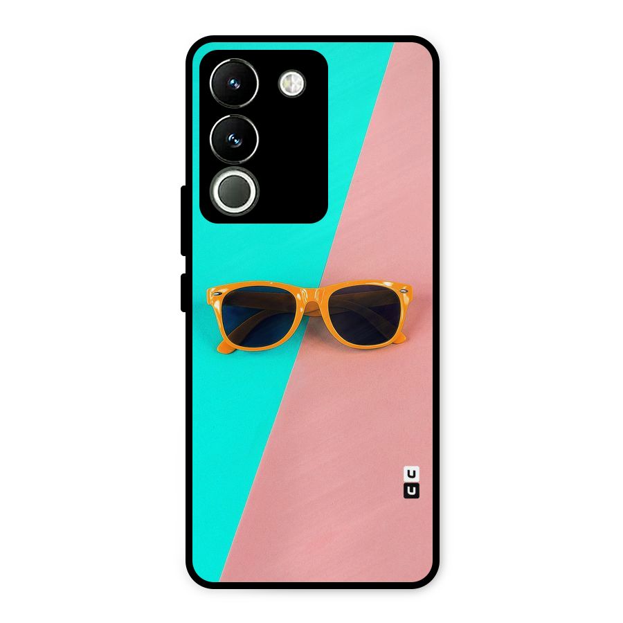 Minimal Glasses Metal Back Case for Vivo Y200