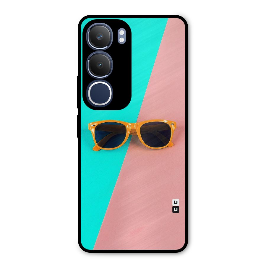 Minimal Glasses Metal Back Case for Vivo Y29