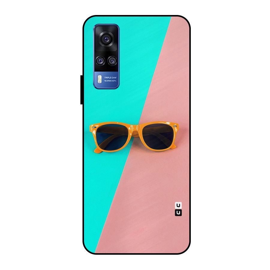 Minimal Glasses Metal Back Case for Vivo Y51