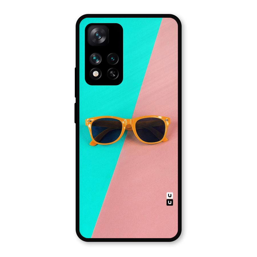 Minimal Glasses Metal Back Case for Xiaomi 11i Hypercharge 5G