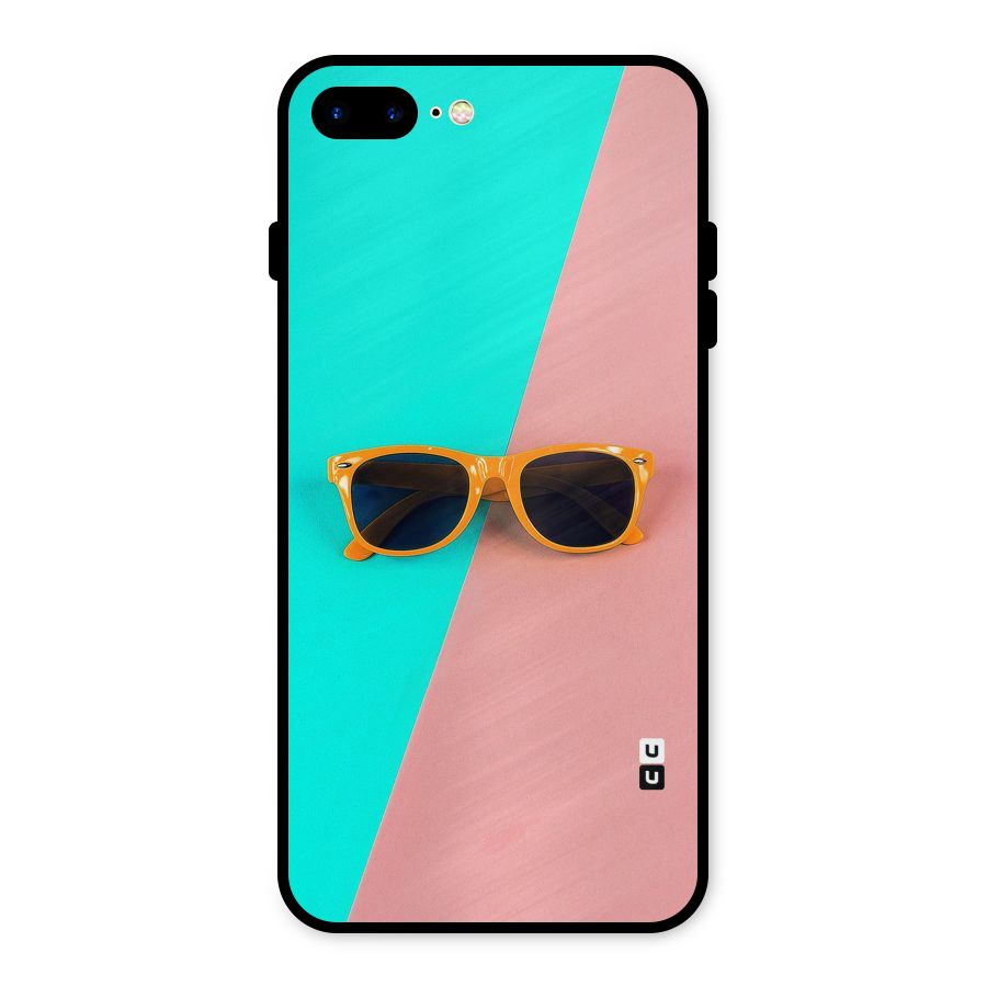 Minimal Glasses Metal Back Case for iPhone 8 Plus
