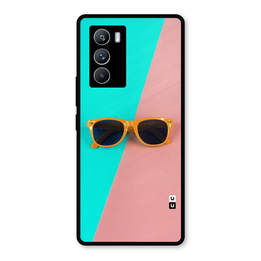 Minimal Glasses Metal Back Case for iQOO 9 SE