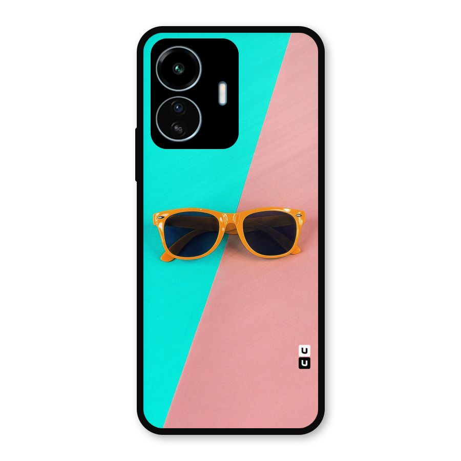 Minimal Glasses Metal Back Case for vivo iQOO Z6 Lite 5G