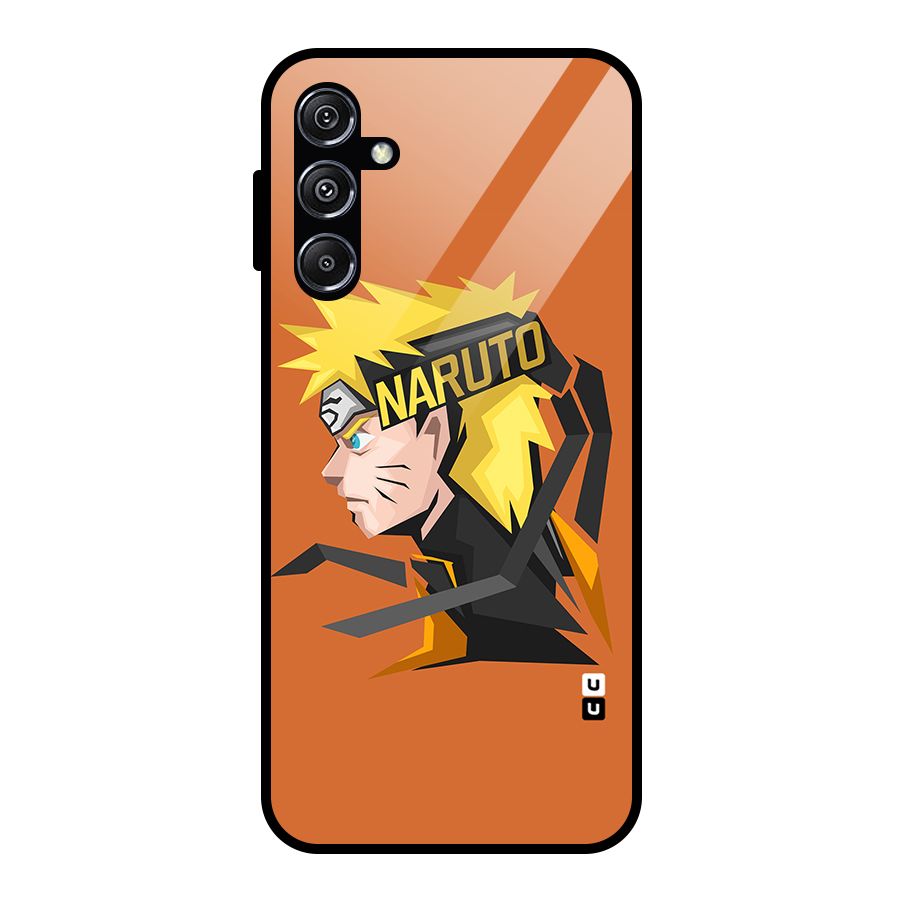 Minimal Naruto Artwork Glass Back Case for Galaxy M34 5G