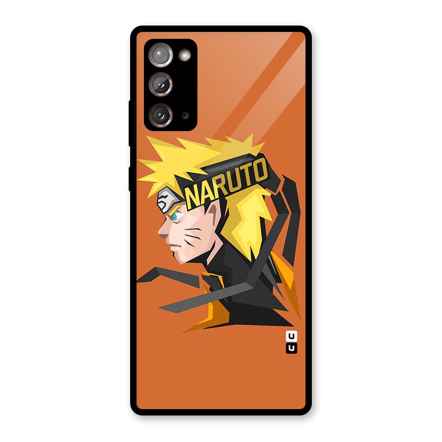 Minimal Naruto Artwork Glass Back Case for Galaxy Note 20
