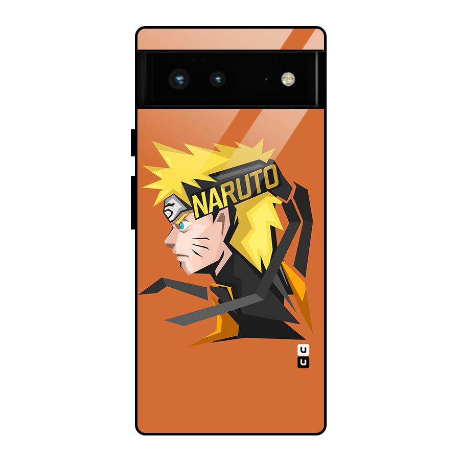 Minimal Naruto Artwork Glass Back Case for Google Pixel 6