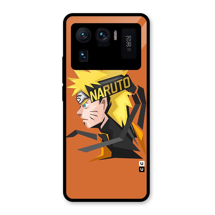 Minimal Naruto Artwork Glass Back Case for Mi 11 Ultra