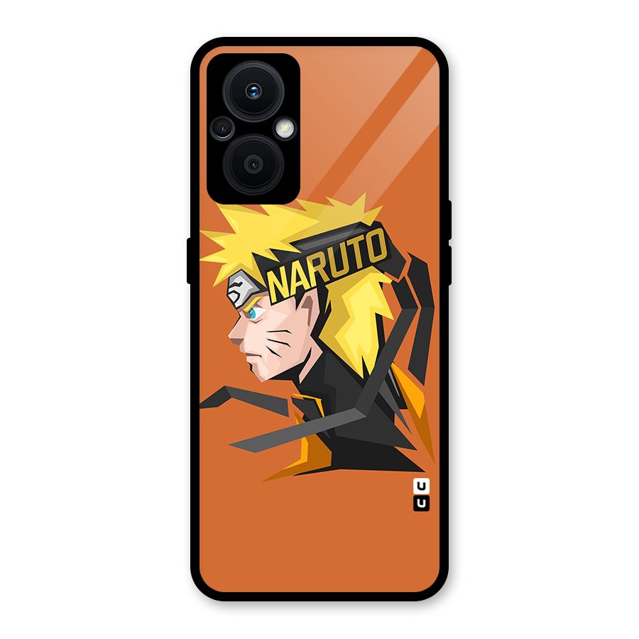 Minimal Naruto Artwork Glass Back Case for Oppo F21s Pro 5G