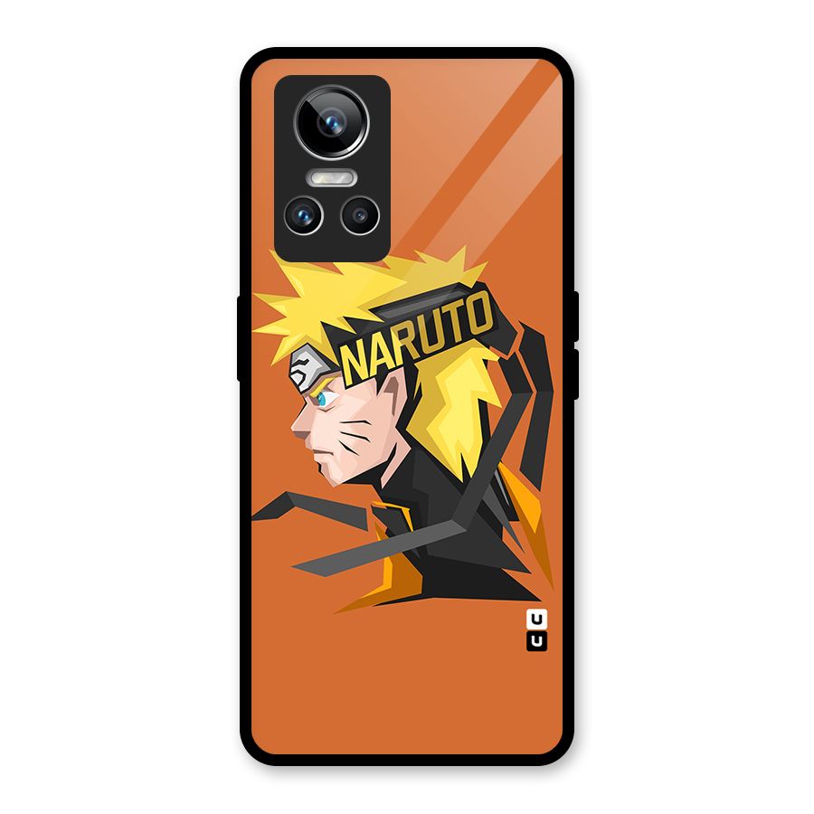 Minimal Naruto Artwork Glass Back Case for Realme GT Neo 3