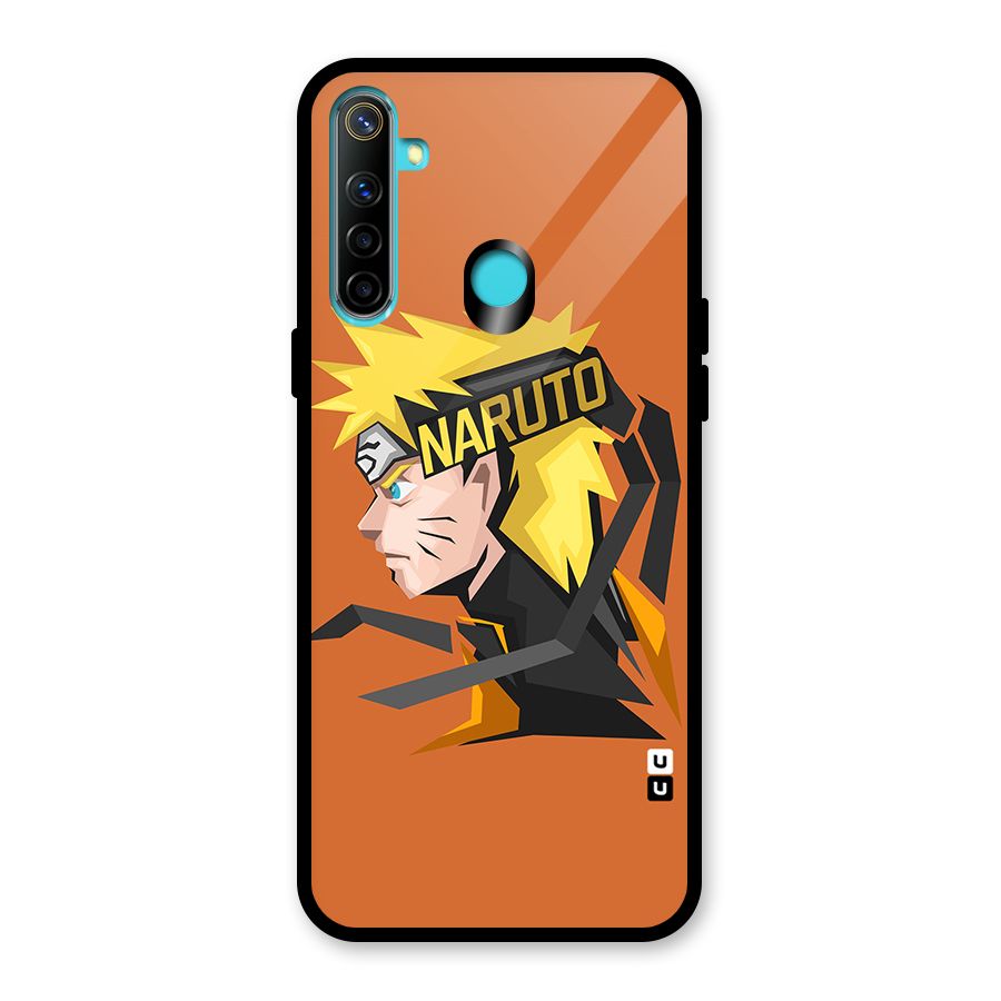 Minimal Naruto Artwork Glass Back Case for Realme Narzo 10