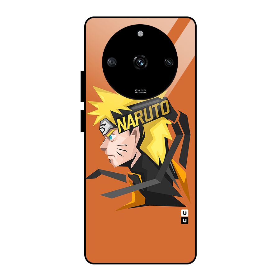 Minimal Naruto Artwork Glass Back Case for Realme Narzo 60 5G