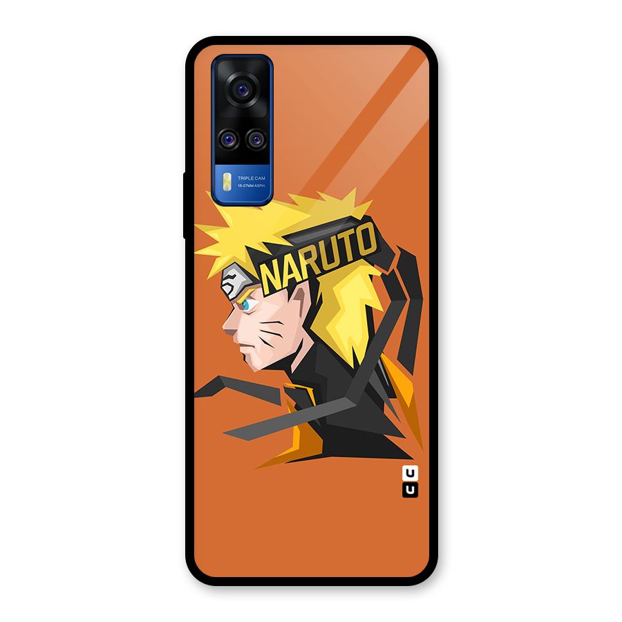Minimal Naruto Artwork Glass Back Case for Vivo Y31