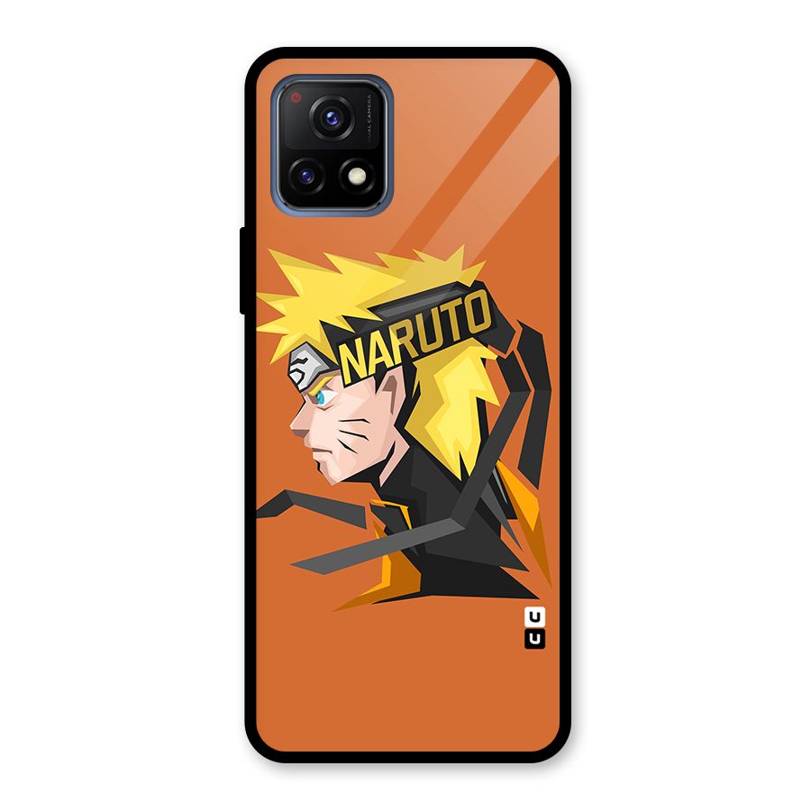 Minimal Naruto Artwork Glass Back Case for Vivo Y72 5G